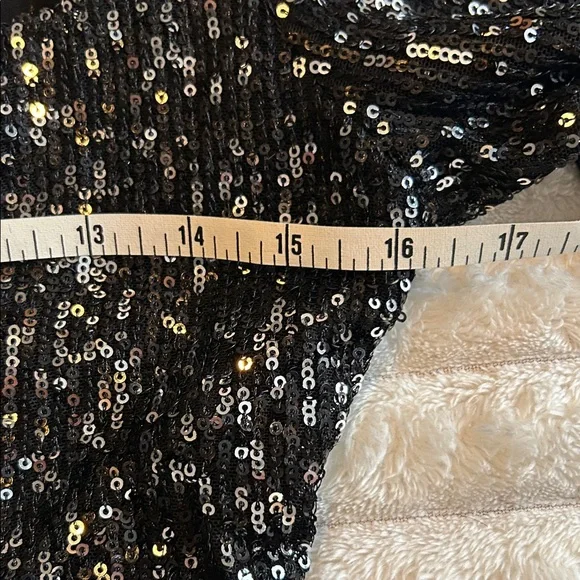 ✨ Zara Black Sequin Mini Dress – Size Small – NWT - Picture 8 of 8